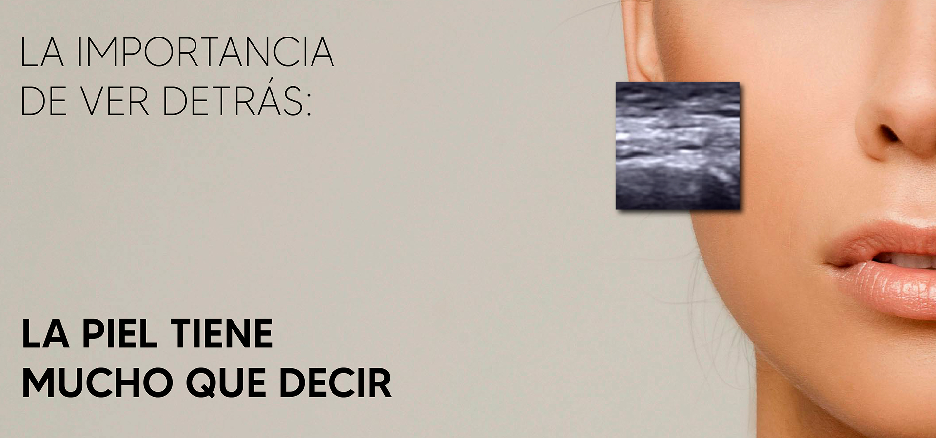 Abstract skin analysis graphic